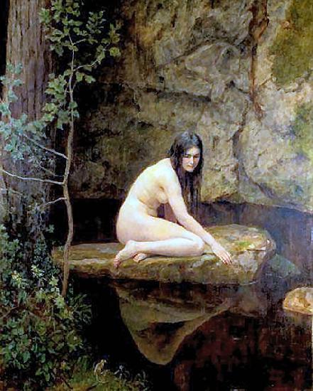 John Collier The water nymph oil painting picture